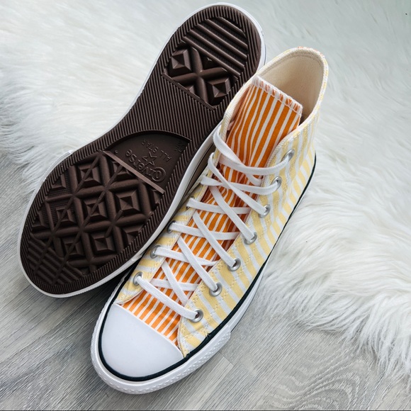 NWT Converse Chuck Taylor All Star Lift Platform Stripes Women’s Shoes - Picture 3 of 8